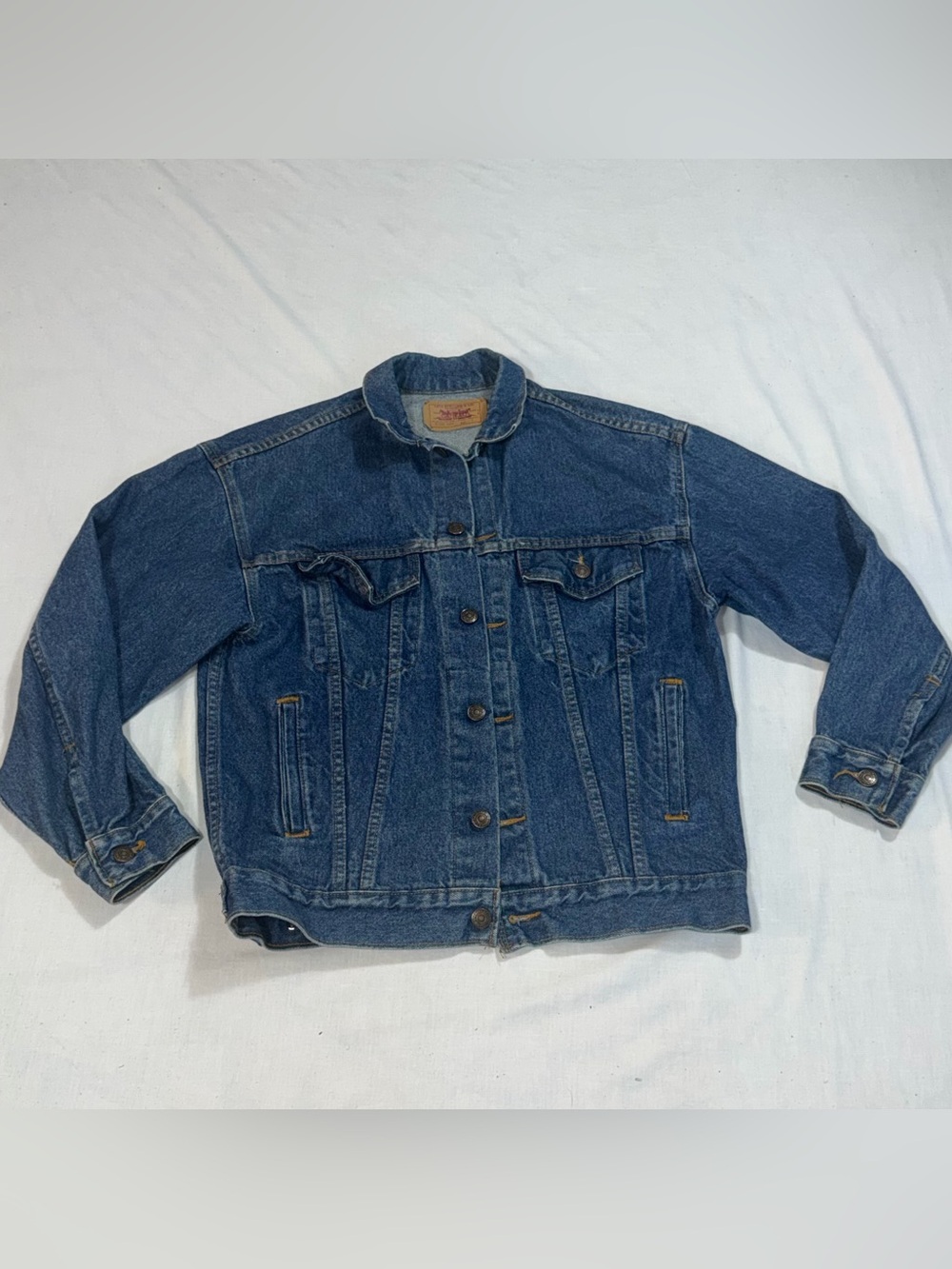 Vintage Levi’s 57508-0299 Denim Jacket L Made in USA Trucker P84